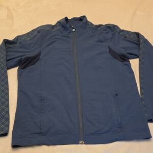 GUC Men's Lululemon Blue Zip-Up Jacket, Size L